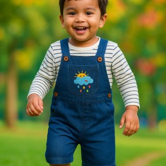 Kids Denim Romper Set – Cute and Comfortable Outfit