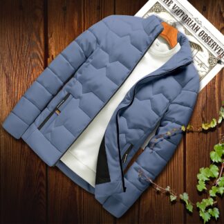 Premium  Windproof Padded Jacket | Silver