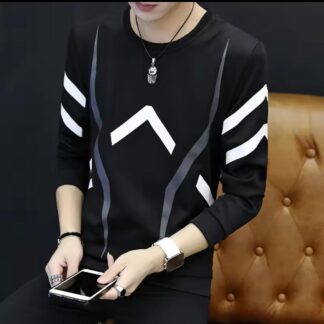 Black Premium Cotton full sleeve Tshirts
