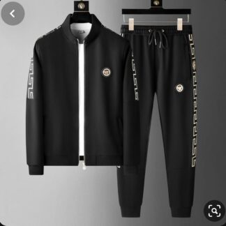 Premium Cotton Black full sleeve jacket & Trouser Set For Men