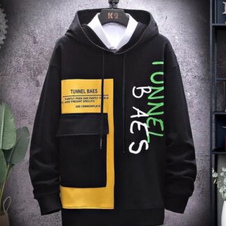 Black Cotton premium Hoodie
