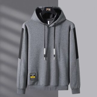 Grey Cotton premium Hoodie