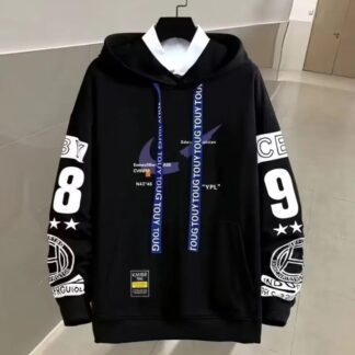 Black Cotton premium Hoodie