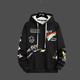 Black Cotton premium Hoodie