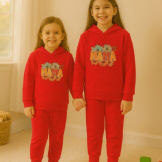Winter Outfit Hoodie and Pant set  For Kids