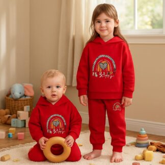 Winter Outfit Hoodie and Pant set For Kids