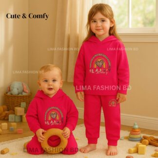Winter Outfit Hoodie and Pant set For Kids