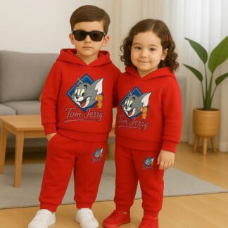 Winter Outfit Hoodie and Pant set  For Kids