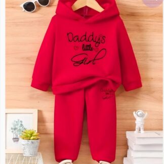 Winter Outfit Hoodie and Pant set  For Girls