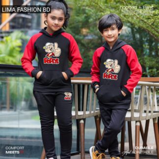 Kids “Micky Mouse”Hoodie and Pant set (Boys & Girls)Red