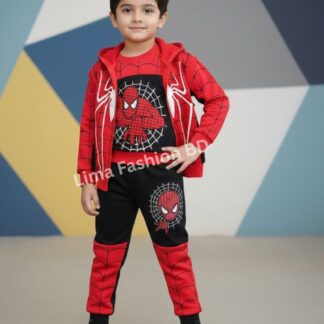 Premium – Spider Man 3 Piece Tracksuit Outfit  for Your Little Star