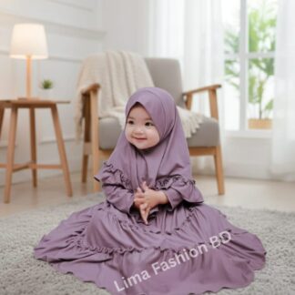 Exclusive Baby Borka Set Dubai Cery Fabric ( 2 year- 12 year ).