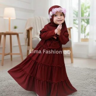 Exclusive Baby Borka Set Dubai Cery Fabric ( 2 year- 12 year ).