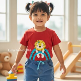 Premium jeans pant and cotton baby T shirt set - (3 months - 6 year)
