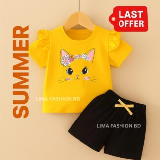 super Soft 100% cotton baby T shirt set - (3 months - 6 year)