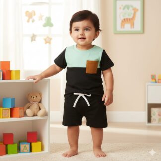 Soft Touch Cotton Full Pant & T-Shirt Set for Little Ones