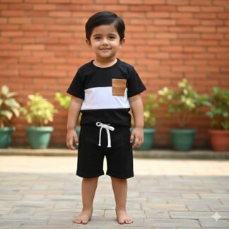 100% Cotton Kids Pant & T-Shirt Set (3M–6Y)