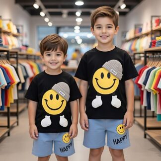 Premium Long jeans pant and cotton baby T shirt set - (3 months - 6 year)