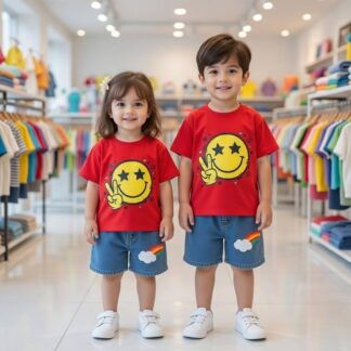 Premium jeans pant and cotton baby T shirt set - ( 1- 6 year)