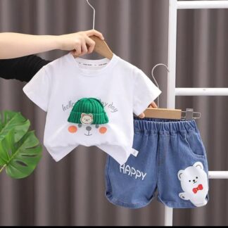 Premium Denim Pant with Cotton Baby T-Shirt (1–6 Years)