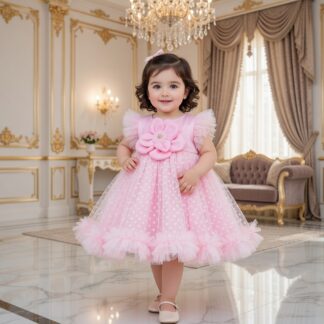 Luxurious Girls Frock Dresses Pink