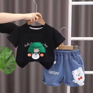 Premium Denim Pant with Cotton Baby T-Shirt (1–6 Years)